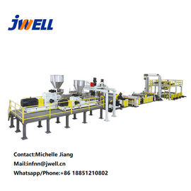 Dây chuyền sản xuất tấm nhựa thông hơi khô trục vít đôi JWELL